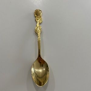 Japanese Stainless HIC golden collector spoon